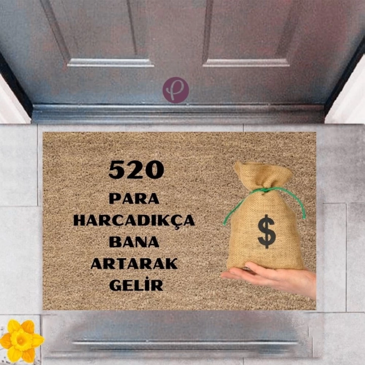 BFS Kapı Önü Paspası Dekoratif Dijital Baskı 520 Para P-2477