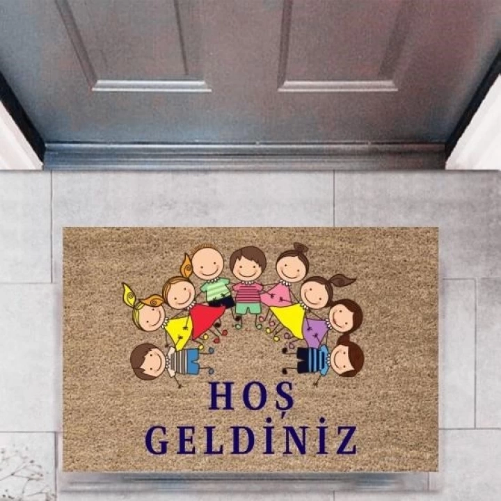 BFS Kapı Önü Paspası Dekoratif Dijital Baskı ÇocuklarP-2716