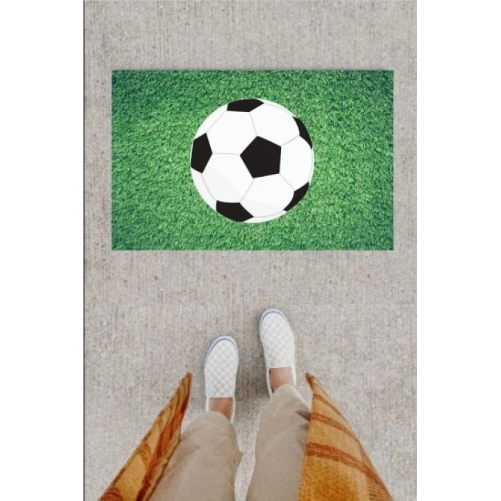 BFS Kapı Önü Paspası Dekoratif Dijital Baskı Futbol Topu P-2346
