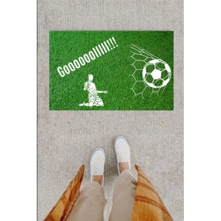 BFS Kapı Önü Paspası Dekoratif Dijital Baskı Goooolllll P-2347