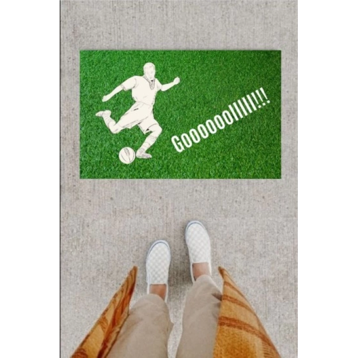 BFS Kapı Önü Paspası Dekoratif Dijital Baskı Goooolllll P-2348