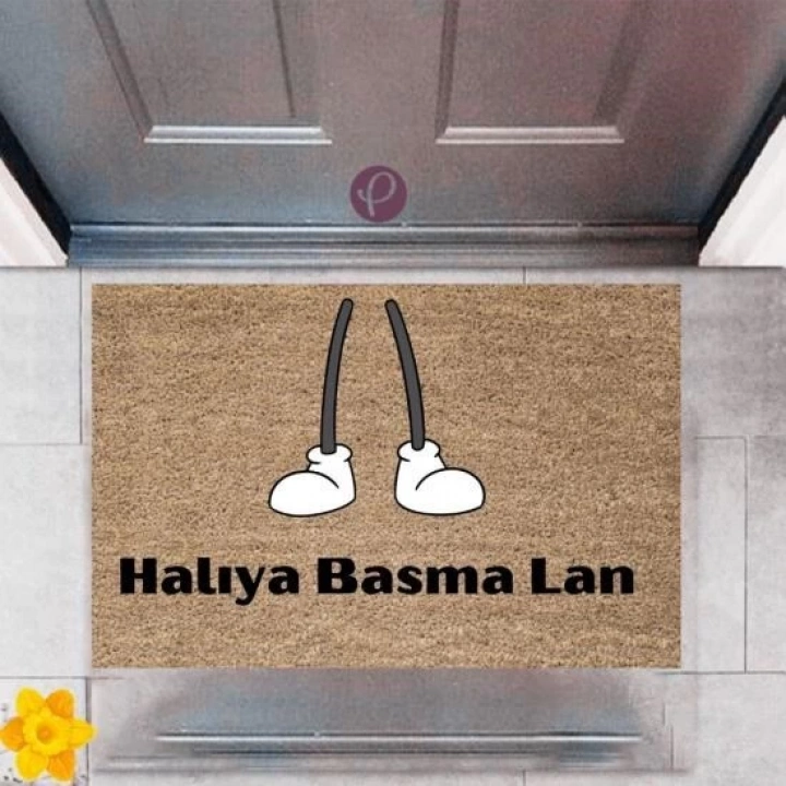 BFS Kapı Önü Paspası Dekoratif Dijital Baskı Halıya Basma Lan P-2383