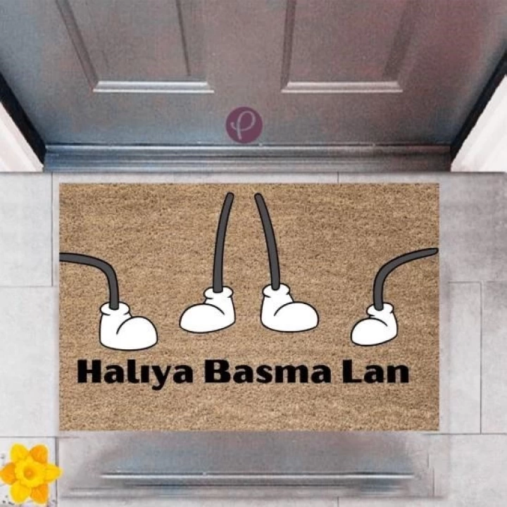 BFS Kapı Önü Paspası Dekoratif Dijital Baskı Halıya Basma Lan P-2384
