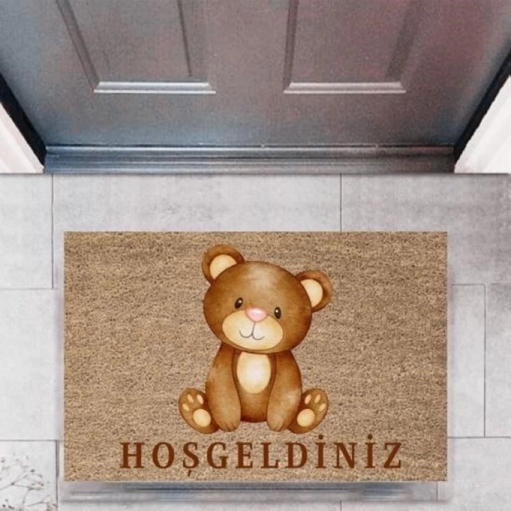 BFS Kapı Önü Paspası Dekoratif Dijital Baskı HayvanlarP-2759