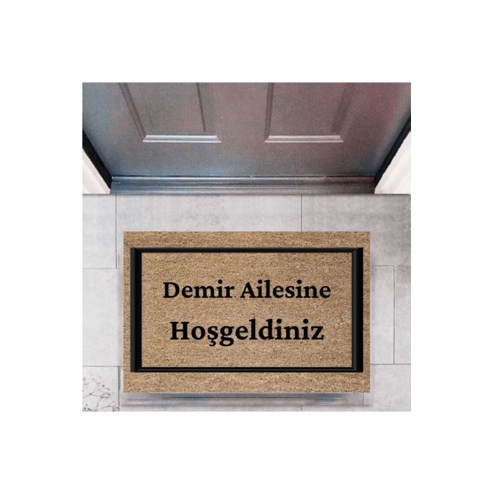 BFS Kapı Önü Paspası Dekoratif Dijital Baskı Kişiye Özel P-2314