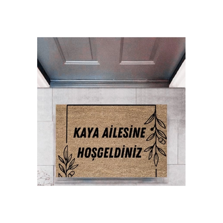 BFS Kapı Önü Paspası Dekoratif Dijital Baskı Kişiye Özel P-2320