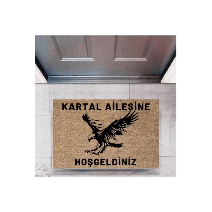 BFS Kapı Önü Paspası Dekoratif Dijital Baskı Kişiye Özel P-2444
