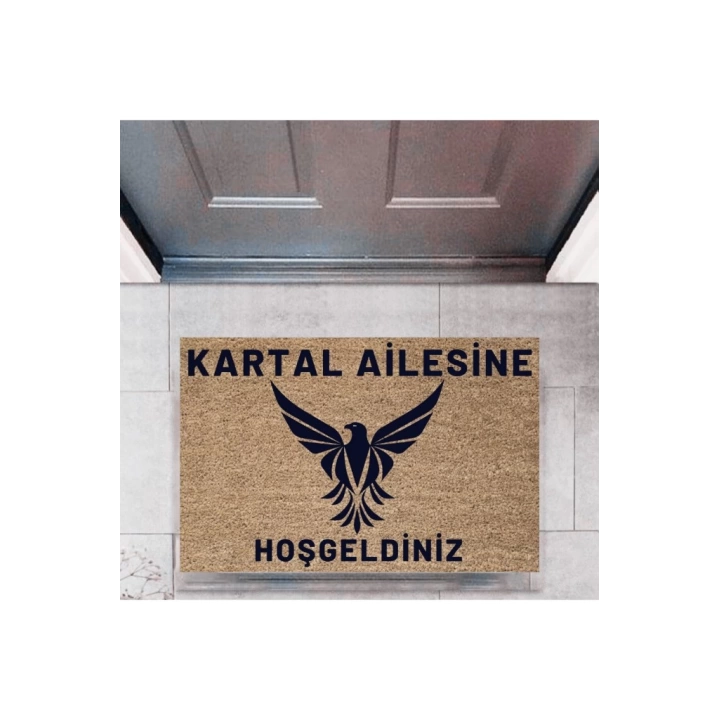 BFS Kapı Önü Paspası Dekoratif Dijital Baskı Kişiye Özel P-2446