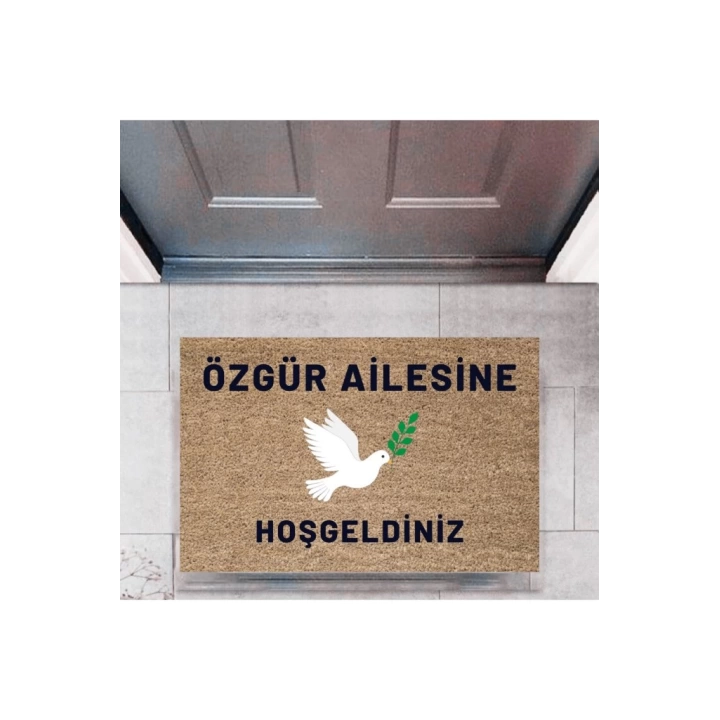 BFS Kapı Önü Paspası Dekoratif Dijital Baskı Kişiye Özel P-2448