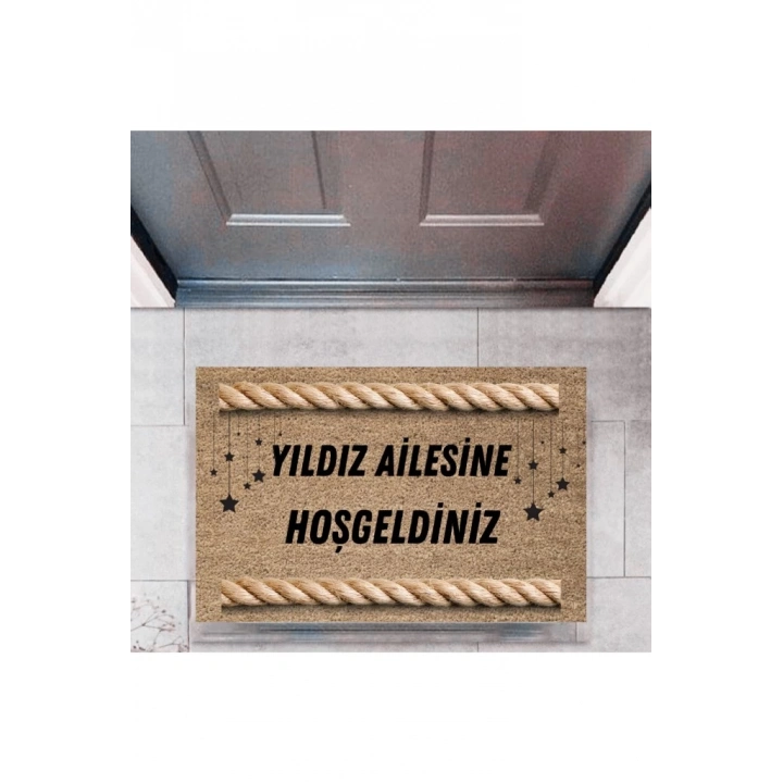 BFS Kapı Önü Paspası Dekoratif Dijital Baskı Kişiye Özel P-2500