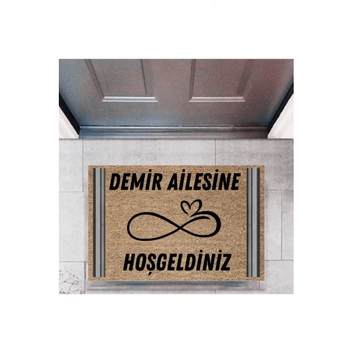 BFS Kapı Önü Paspası Dekoratif Dijital Baskı Kişiye Özel P-2501