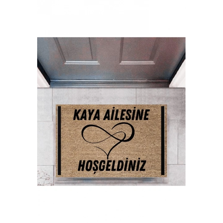 BFS Kapı Önü Paspası Dekoratif Dijital Baskı Kişiye Özel P-2502