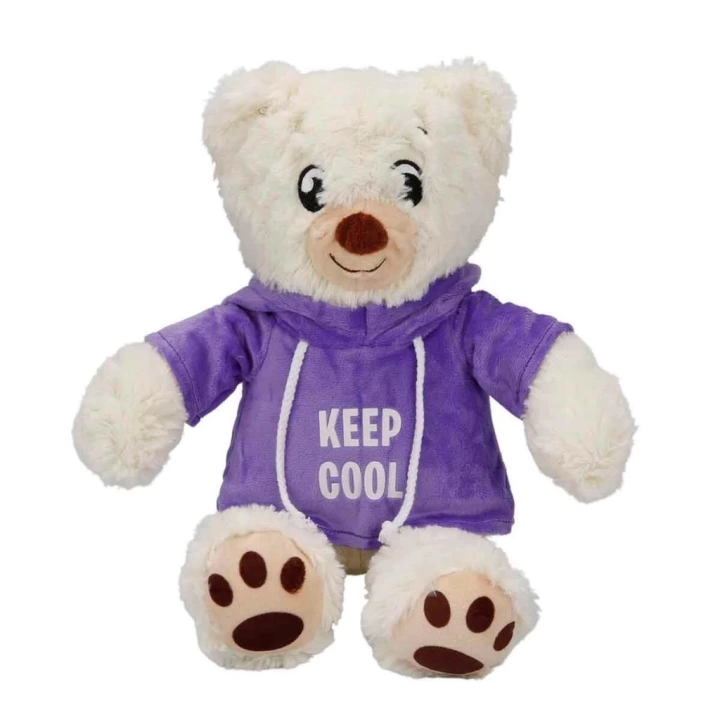 BFS   Kapşonlu Peluş Ayı 30 cm.
