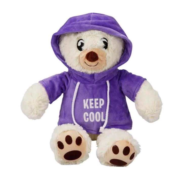 BFS   Kapşonlu Peluş Ayı 30 cm.