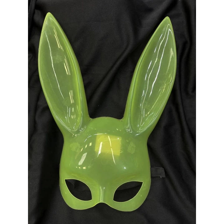 BFS   Karanlıkta Yanan Glow Floresan Tavşan Maskesi 32x22 cm