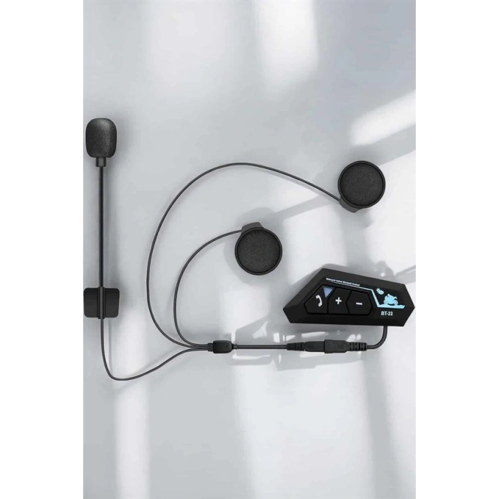 BFS Kask Kulaklığı Motosiklet Intercom Interkom Dinleme Konuşma Özellikli Su Geçirmez
