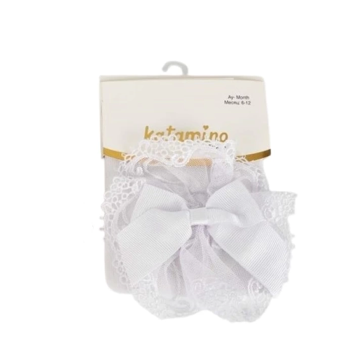BFS    Katamino Kurdele Popo Aks. Kız Bebek Külotlu Çorap K32071 Asorti