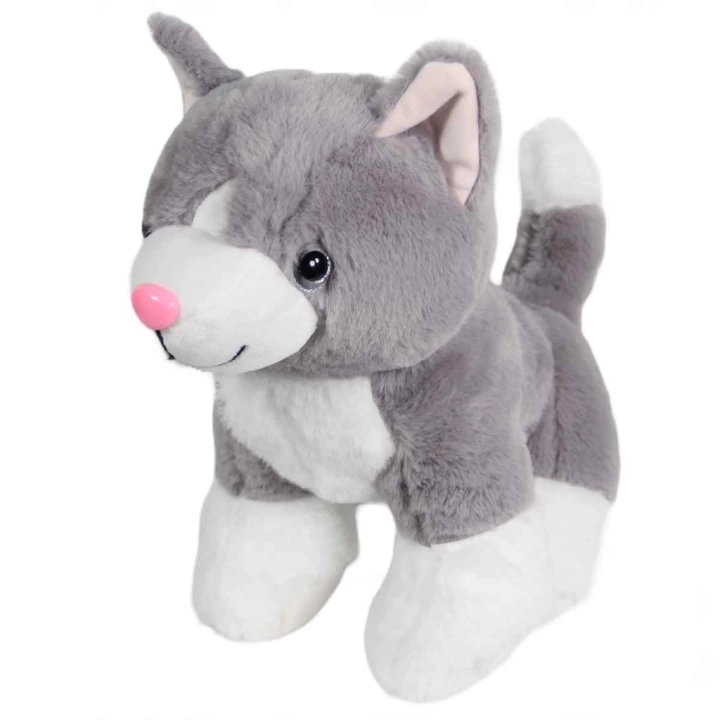 BFS   Kedi Peluş Gri 36 cm