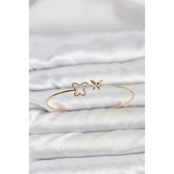 BFS Kelebek Model Gold Renk Bileklik