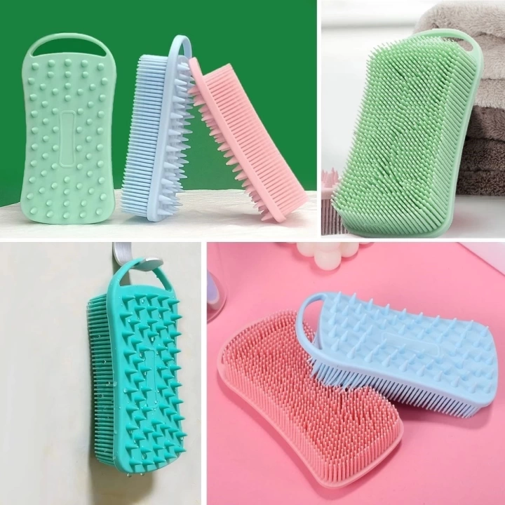 BFS   Kendiliğinden Askılı Peeling ve Masaj Etkili Silikon Banyo Vücut Fırçası