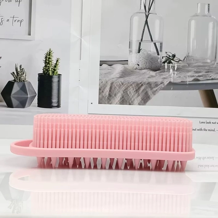 BFS   Kendiliğinden Askılı Peeling ve Masaj Etkili Silikon Banyo Vücut Fırçası