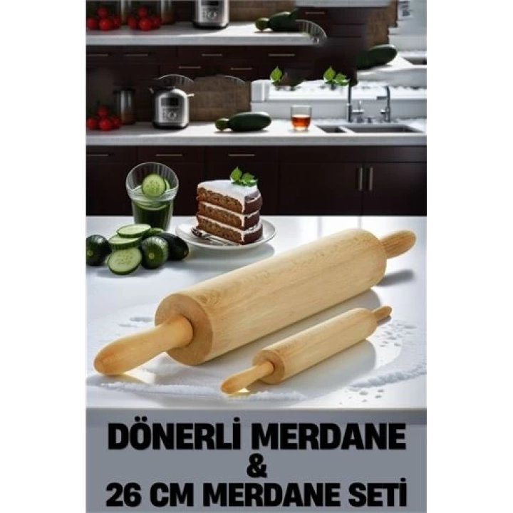 BFS Kendinden Dönerli Merdane 2 li SET Fabelle Design