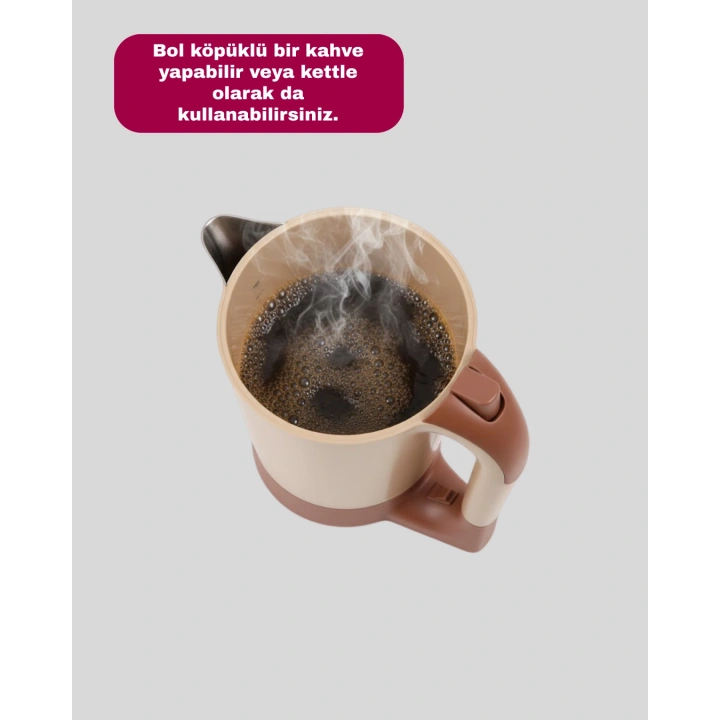 BFS Kettle Özellikli Türk Kahvesi Makinesi Taşınabilir Mini Tasarım