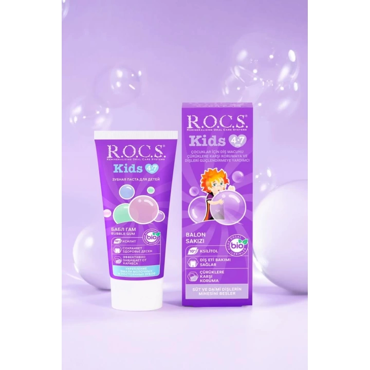 BFS    .Kids Diş Macunu 35ml 4-7 Yaş Sakız