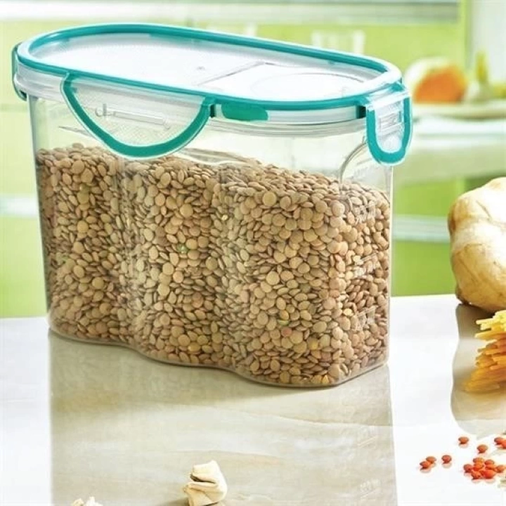 BFS  Kilitli Kapaklı Contalı Hava,Su Sıvı Geçirmez 1,7 Litre Erzak Saklama Kabı-SA585