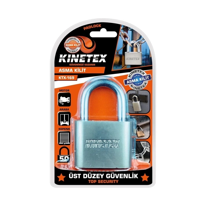 BFS Kinetex 50mm Asma Kilit | Dayanıklı Metal Güvenlik Kilidi