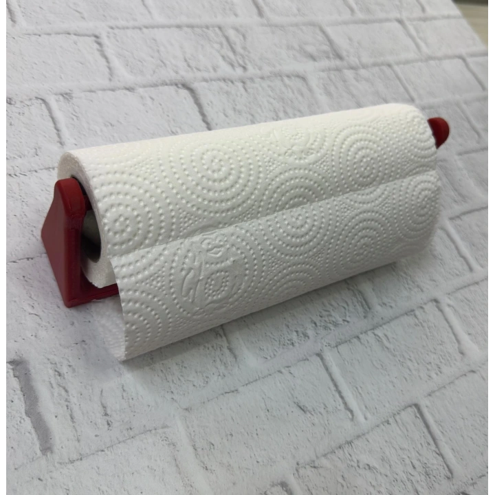 BFS Kırmızı Peçete Tutucu Dayanıklı Duvar Tipi Kağıt Havlu Askısı