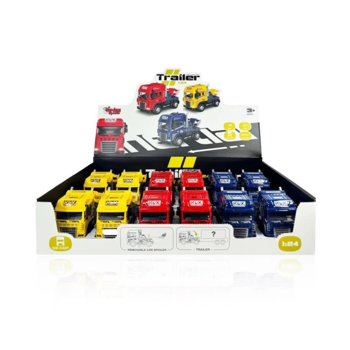 BFS   KLX600-345 Sürtmeli Işıklı Müzikli 1:24 Çekici (Tır Kafası)
