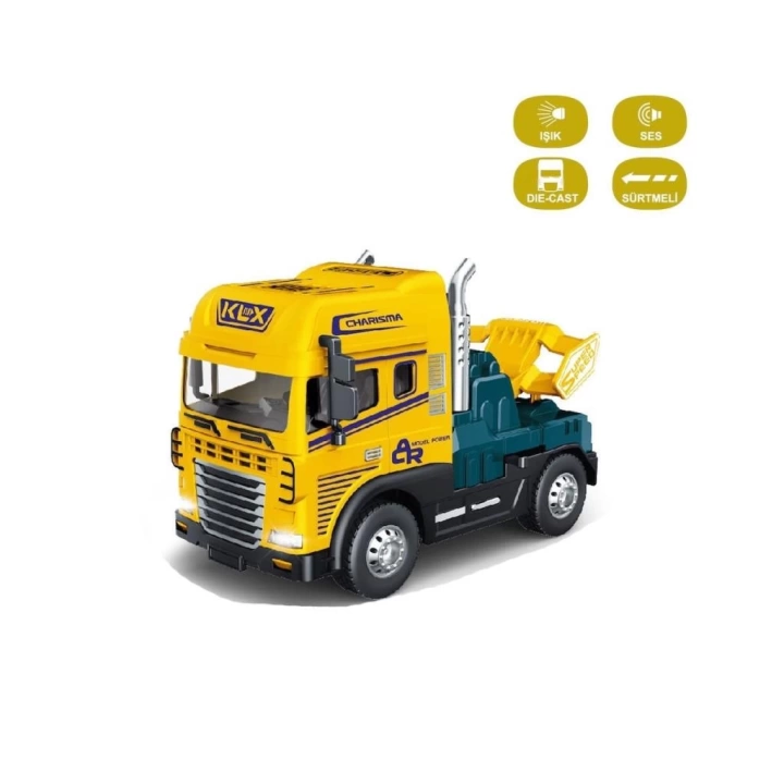 BFS   KLX600-345 Sürtmeli Işıklı Müzikli 1:24 Çekici (Tır Kafası)