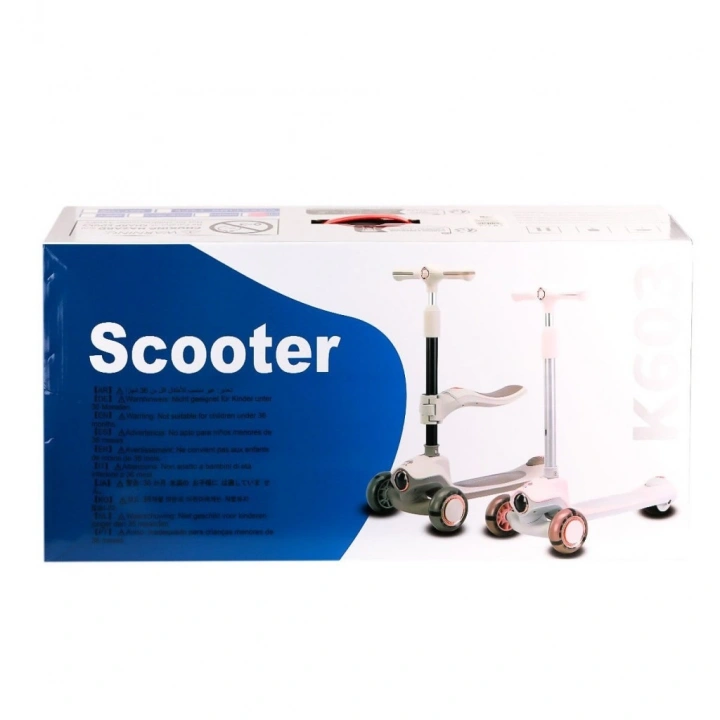 BFS  KM603 Sesli Scooter 3 Renk -Can Oyuncak