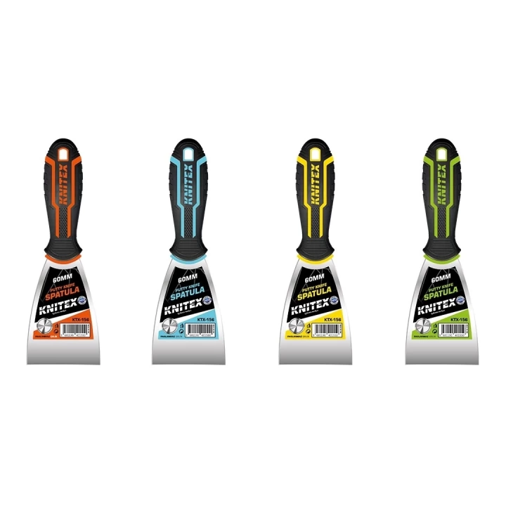 BFS Knitex 60mm Metal Saplı Spatula | Çok Amaçlı Boya Kazıma Ve Yüzey Hazırlık Aleti