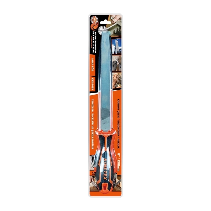 BFS Knitex 8 İnç Lama Metal Eğesi | Plastik Saplı Geniş Yüzey Metal Torpüsü