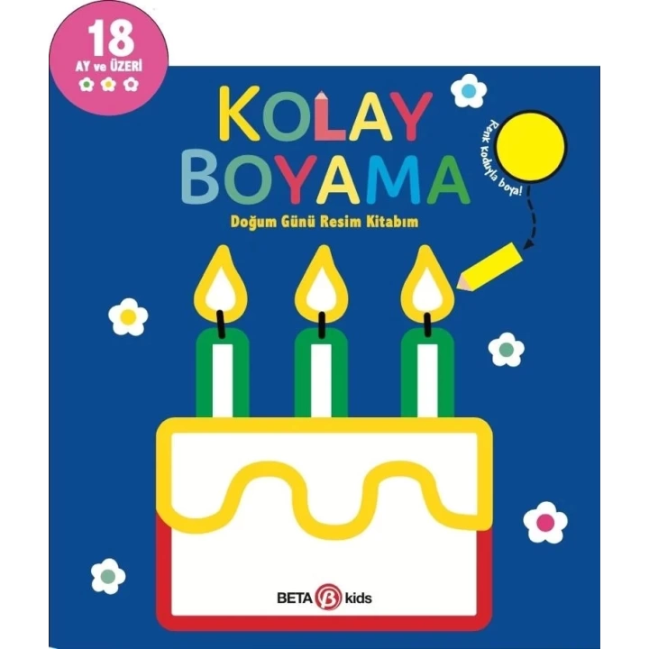 BFS  Kolay Boyama Doğum Günü Resim Kitabım