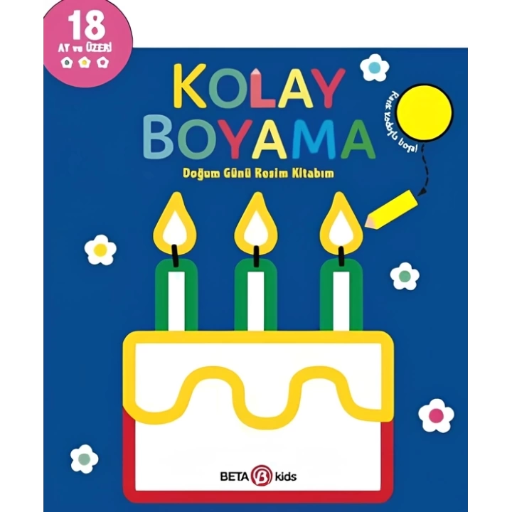 BFS  Kolay Boyama Doğum Günü Resim Kitabım