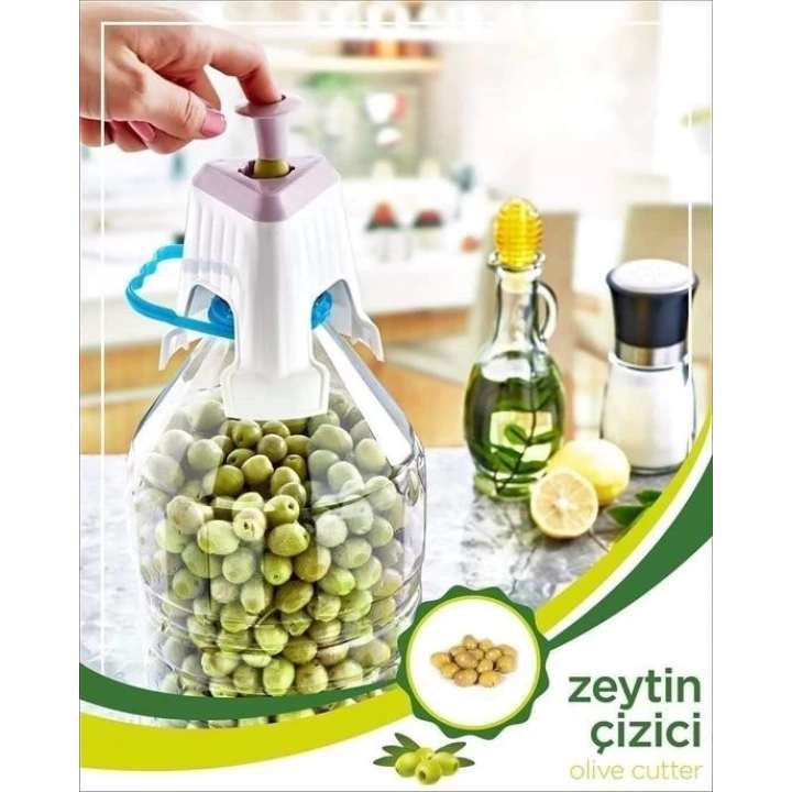 BFS  Kolay Zeytin Dilme Çizme Aparatı Pratik Kolay Zeytin Çizici Alet