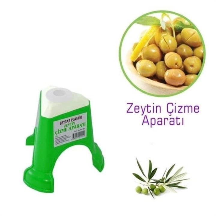 BFS  Kolay Zeytin Dilme Çizme Aparatı Pratik Kolay Zeytin Çizici Alet
