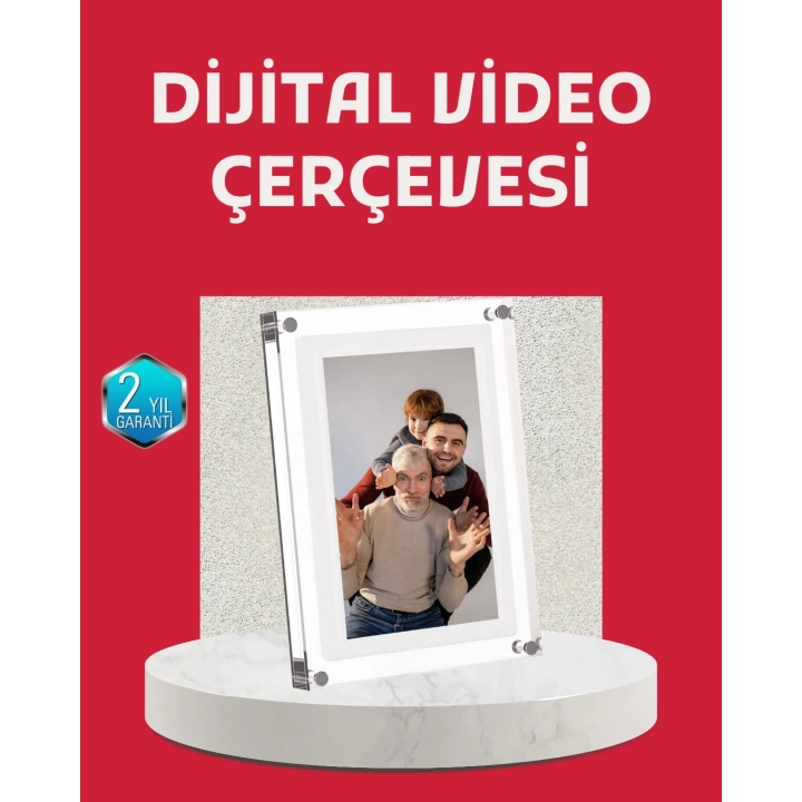 BFS Kompakt Tasarımlı 7 İnç Dijital Fotoğraf Çerçevesi – Modern ve Şık Görünüm