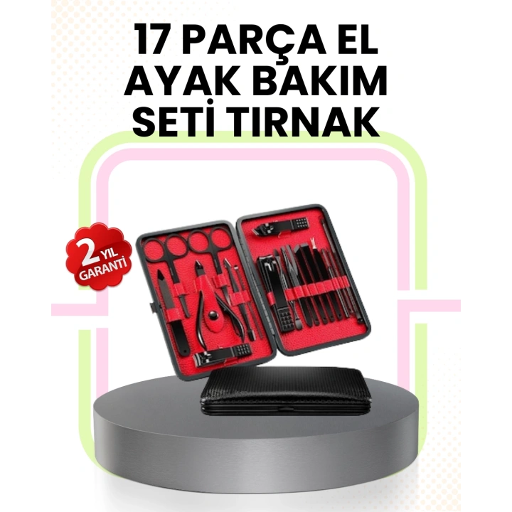 BFS Kompakt ve Şık Tasarımlı 17 Parça Bakım Seti