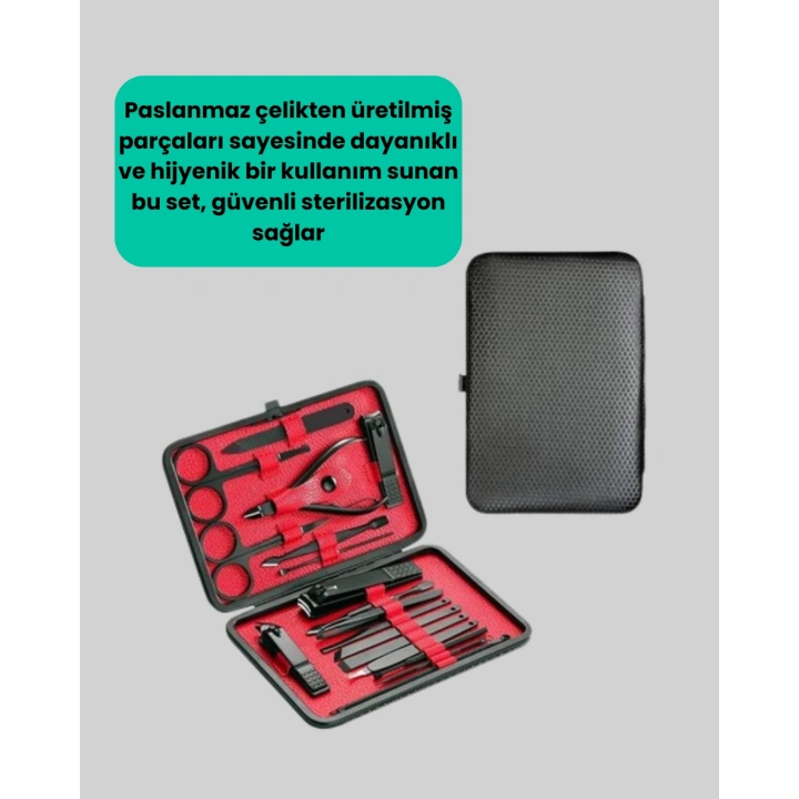 BFS Kompakt ve Şık Tasarımlı 17 Parça Bakım Seti