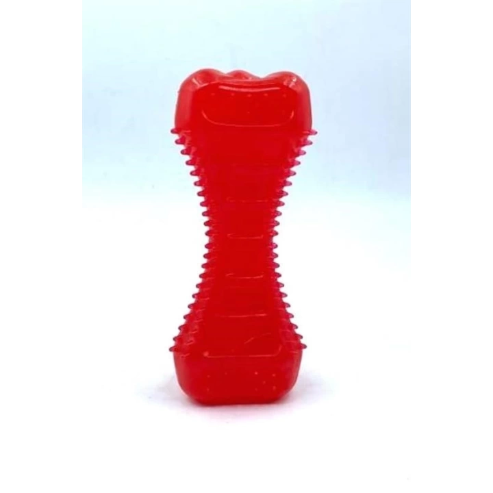 BFS  Köpekler İçin Diş Kaşıma Oyuncağı Tırtıklı Yapıda Plastik Dumbell