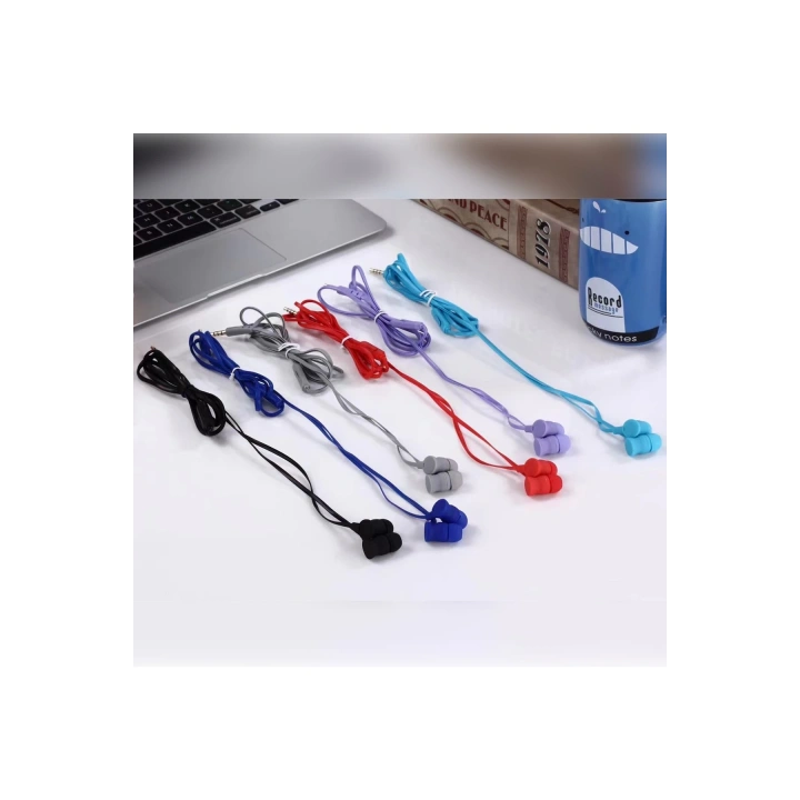 BFS  KR-207 Mıknatıslı Kablolu Kulaklık - Kırmızı