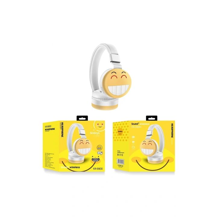 BFS  KR9900 Kablosuz Kafaüstü Kulaklık - Sarı