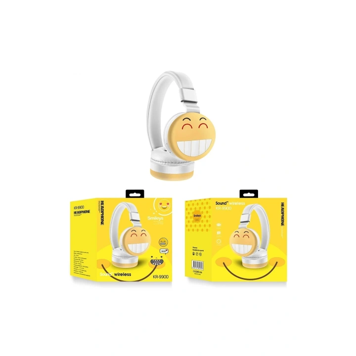 BFS KR9900 Kablosuz Kafaüstü Kulaklık - Sarı
