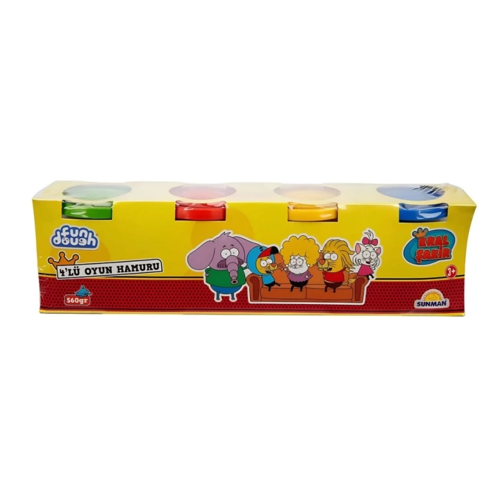 BFS   Kral Şakir 4lü Oyun Hamuru 560 gr