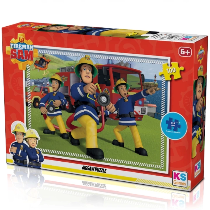 BFS   KS Fireman Sam 100 Parça Puzzle