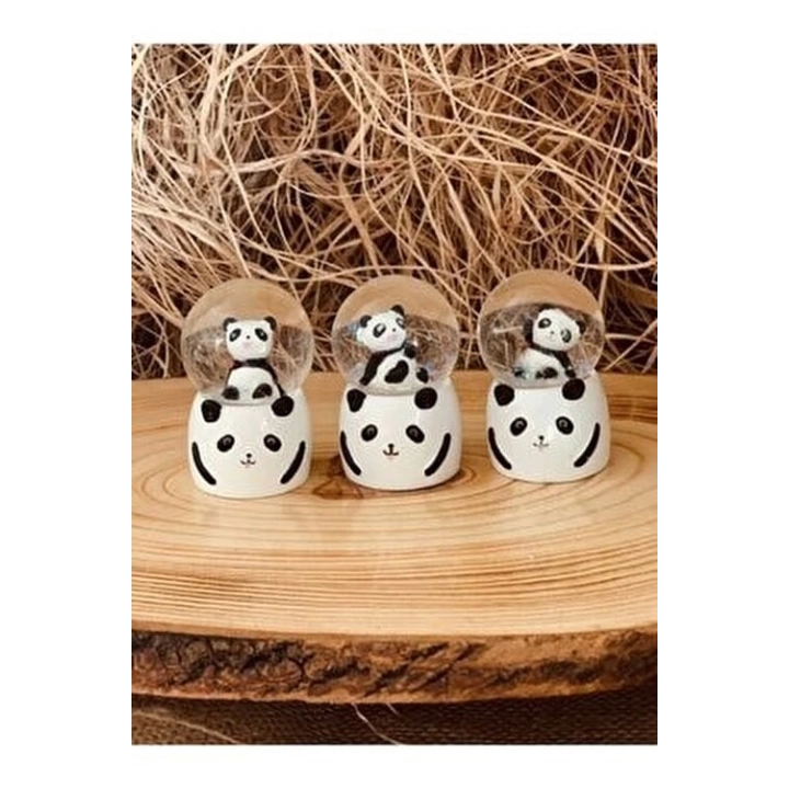 BFS Küçük Boy Panda Kar Küresi Işıklı 6.5 Cm
